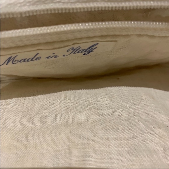 GORGEOUS VINTAGE RATTAN SHOULDER‎ BAG W/ HANDLE - MADE IN ITALY - Picture 8 of 11